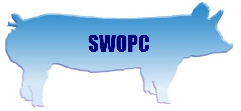 SWOPC Logo - blue silhouette of pig