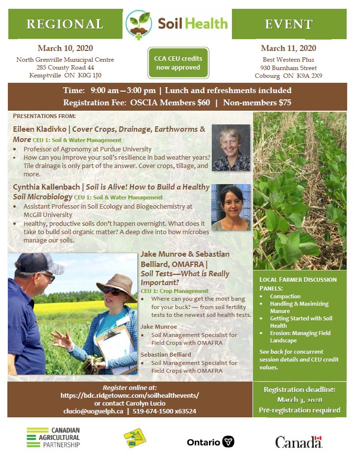 Soil Health Event Flyer